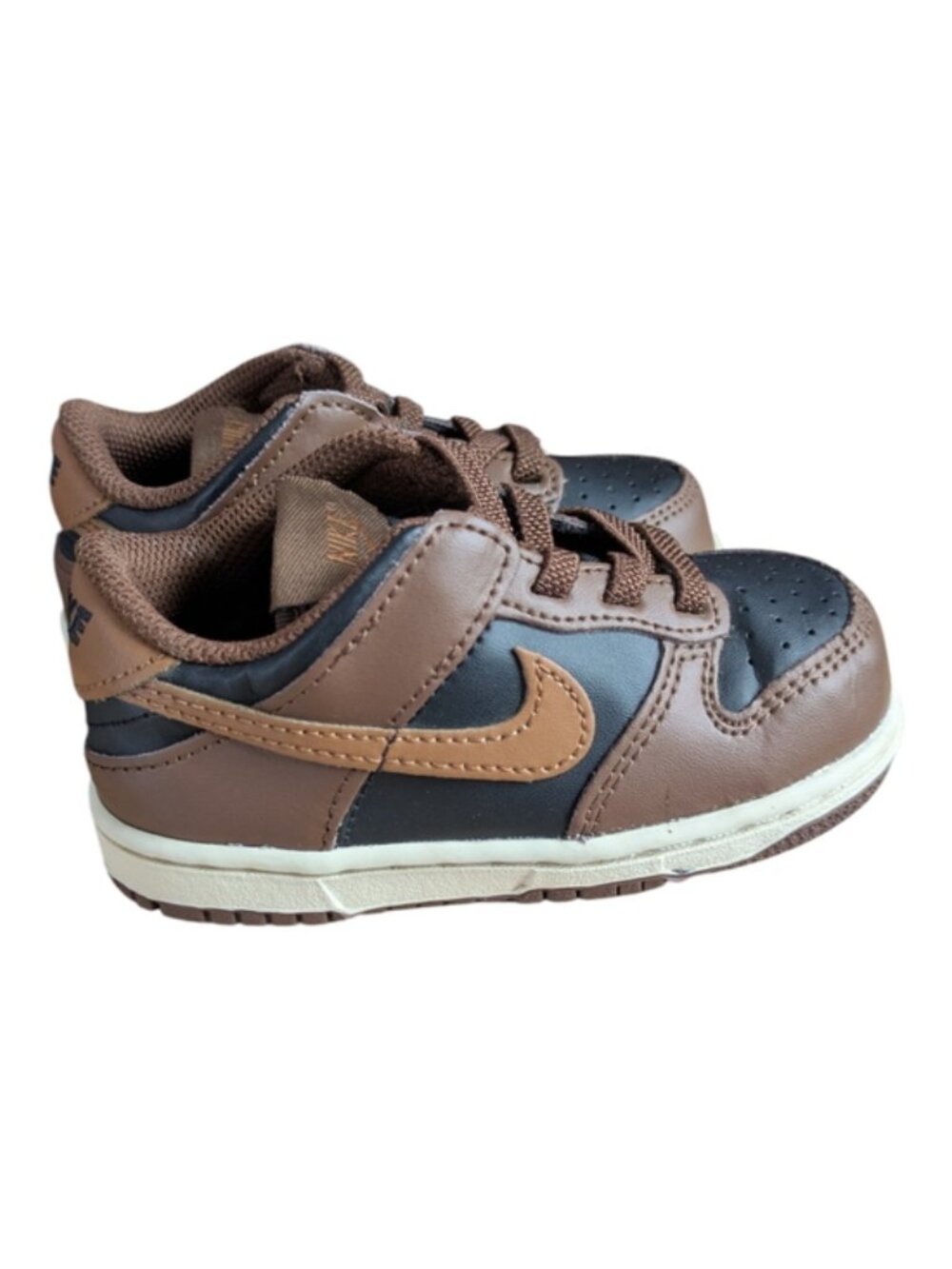 Nike Dunk Low Brown and Black Toddler Size US 7C